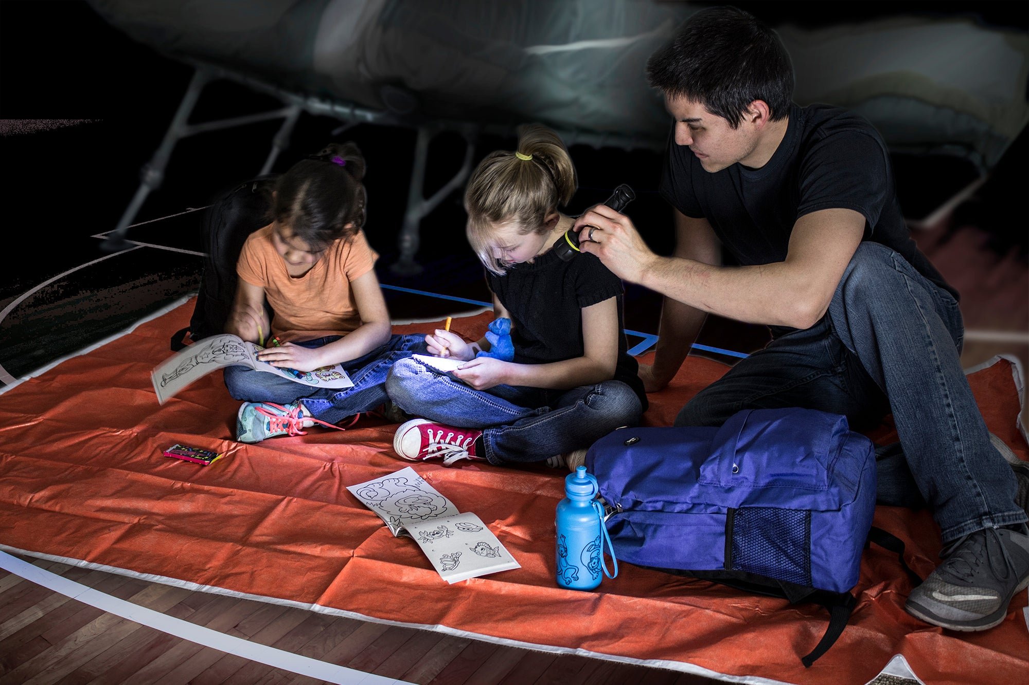 Keep-Me-Safe Children's 72 Hour Survival Kit: Color Options Available | No Masks (Color: Pink)